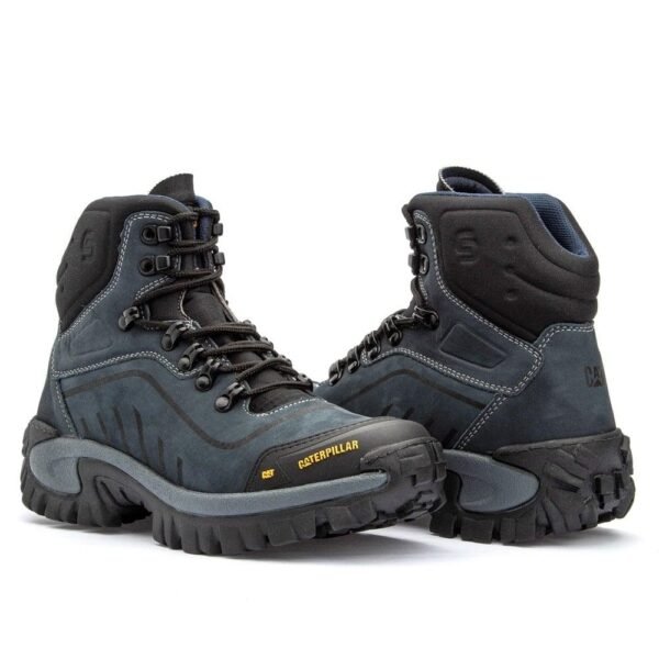 Bota Caterpillar Conquest Azul Nobuck - Imagem 3