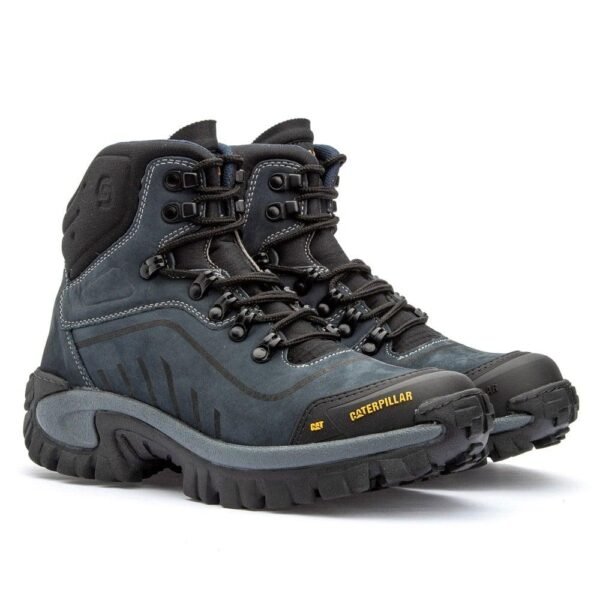 Bota Caterpillar Conquest Azul Nobuck - Imagem 4