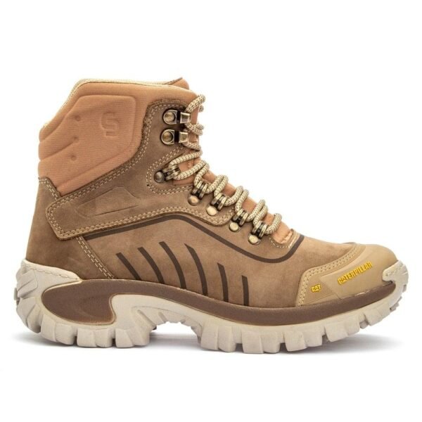 Bota Caterpillar Conquest Creme Nobuck - Imagem 4