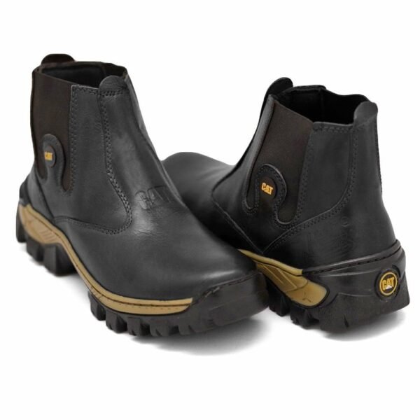 Botina Caterpillar Preto Liso S01 - Imagem 4