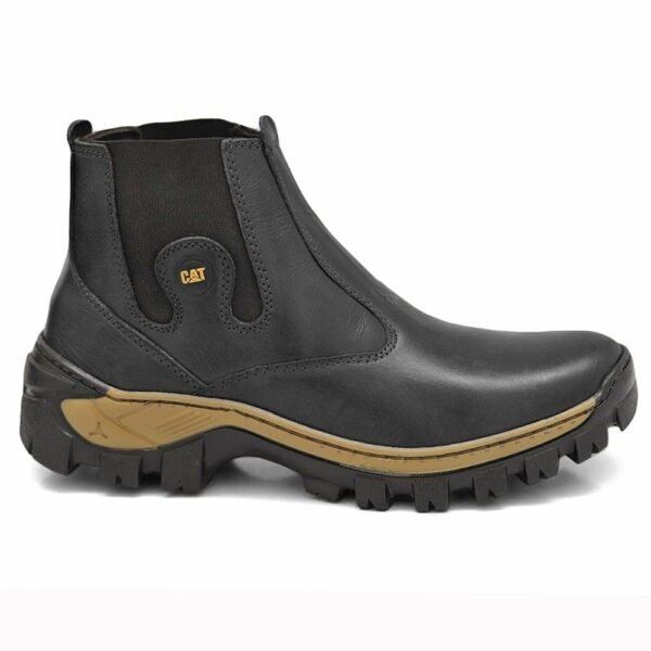 Botina Caterpillar Preto Liso S01 - Imagem 2