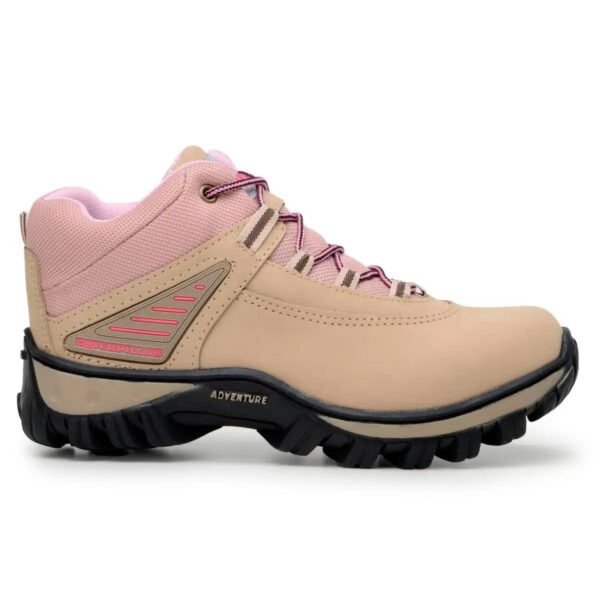 Bota Caterpillar Adventure Feminino Rosa Nude S01 - Imagem 4