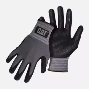 LUVA DE PALMA REVESTIDA DE NITRILA MASCULINA COM PONTOS