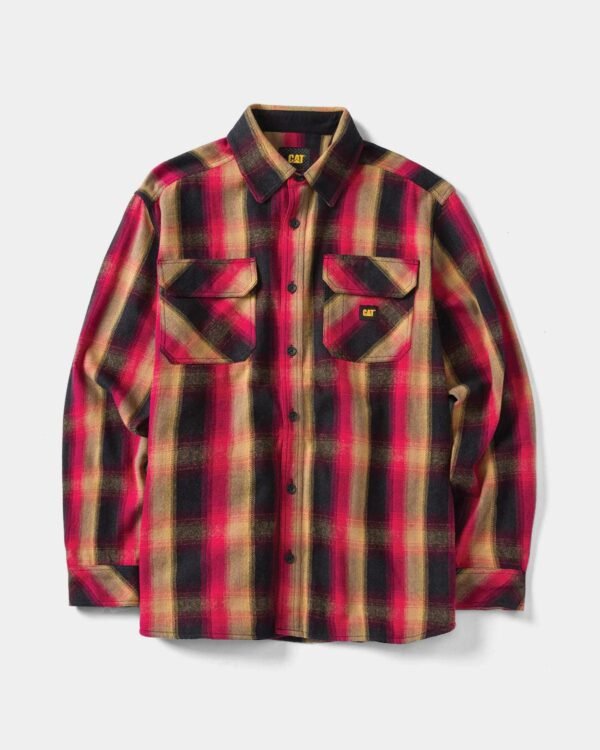 CAMISA QUADRICULADA PESADA EM XADREZ MASCULINA - Imagem 4