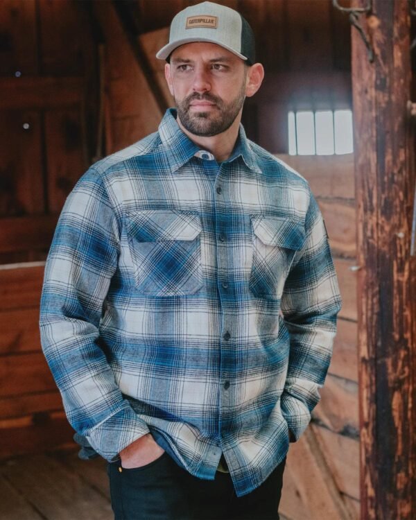 CAMISA QUADRICULADA PESADA EM XADREZ MASCULINA - Imagem 3