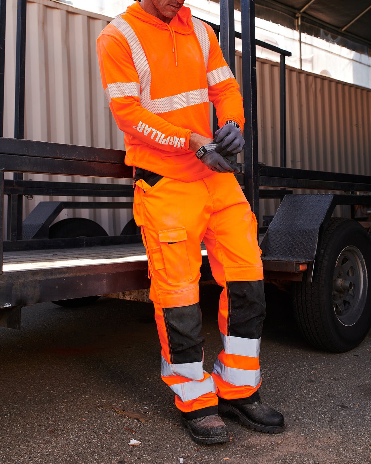 Calças Hi-Vis Laranja