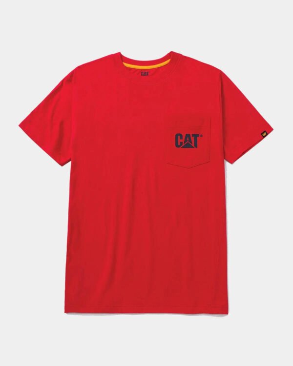CAMISETA CLÁSSICA MASCULINA COM LOGO E BOLSO