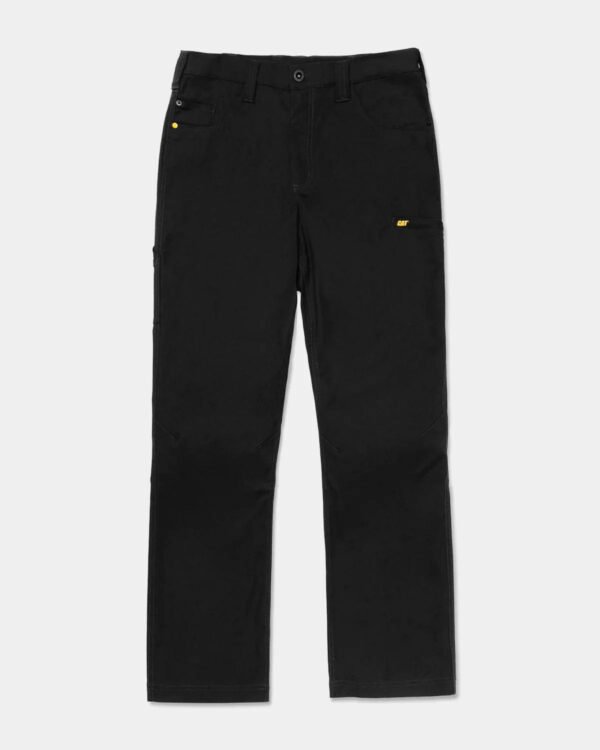 CALÇA DE TRABALHO UTILITÁRIA EM CANVAS ELÁSTICO MASCULINA - CORTE RETO