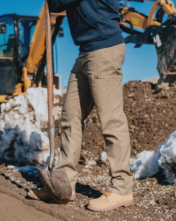 CALÇA DE TRABALHO UTILITÁRIA EM CANVAS ELÁSTICO MASCULINA - CORTE RETO - Imagem 3