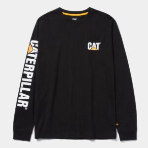 CAMISETA MASCULINA DE MANGA LONGA COM LOGO TRADEMARK