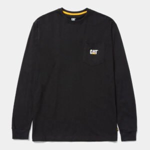 CAMISETA MASCULINA DE MANGA LONGA COM LOGOMARCA