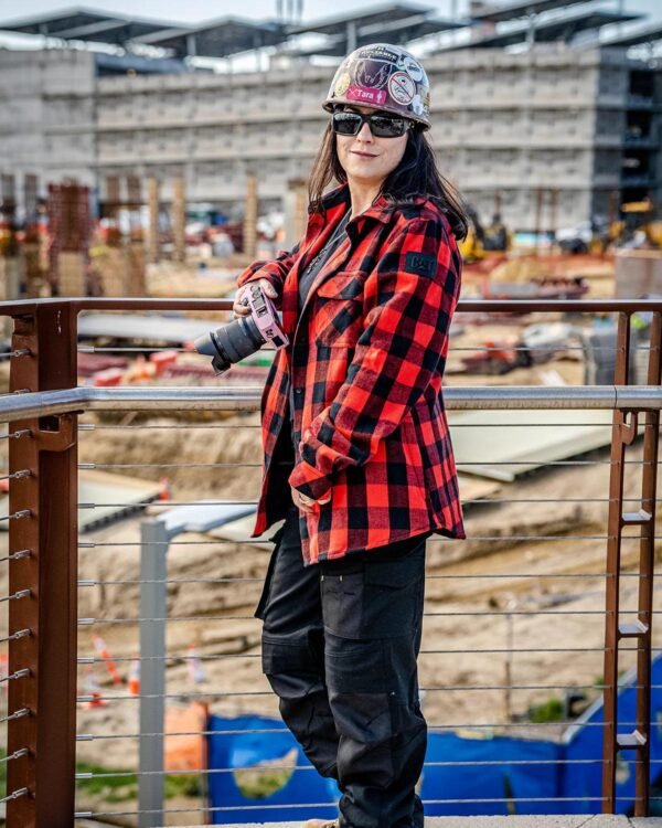 CAMISA FLANELADA COM XADREZ FEMININA - Imagem 2