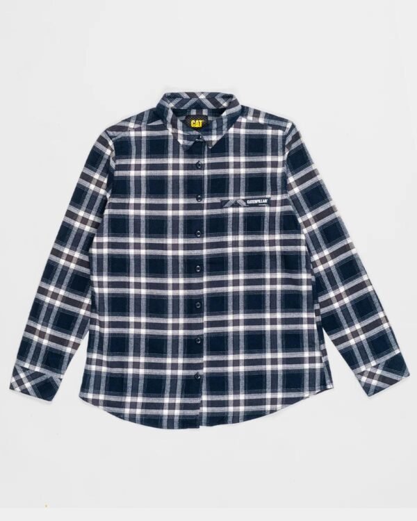 CAMISA QUADRICULADA FEMININA ELÁSTICA - Imagem 5