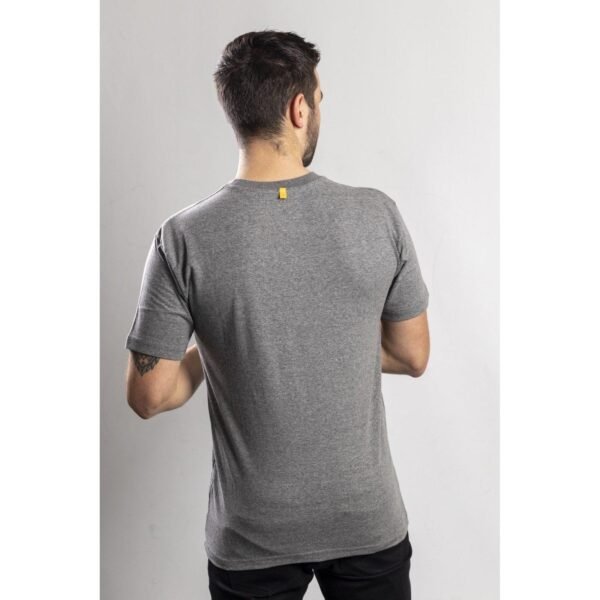Camiseta com Logo da Marca - Cinza Escuro Mescla - Imagem 3