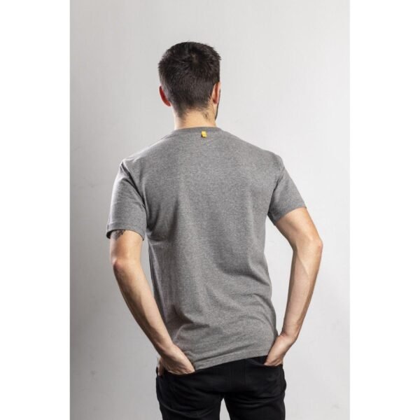 Camiseta com Logo da Marca - Cinza Escuro Mescla - Imagem 4