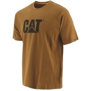 Camiseta com Logo da Marca Marrom