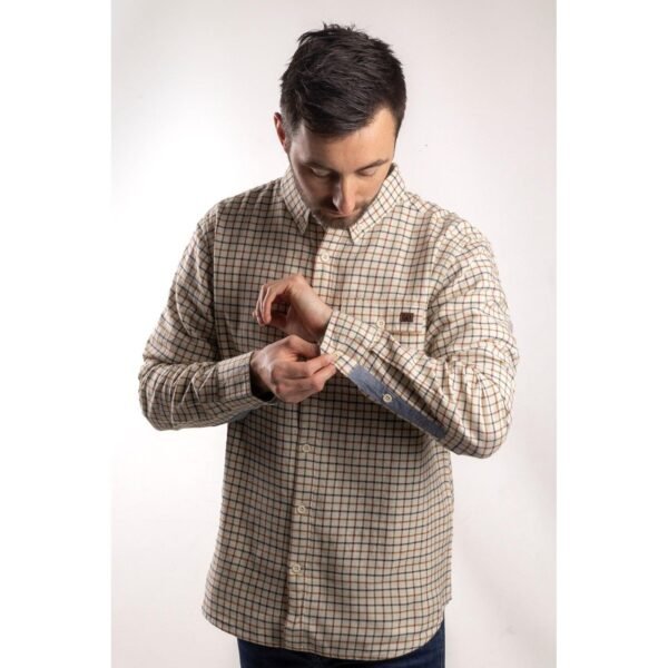 Camisa Tattersall com Botão Multicolorida - Imagem 3