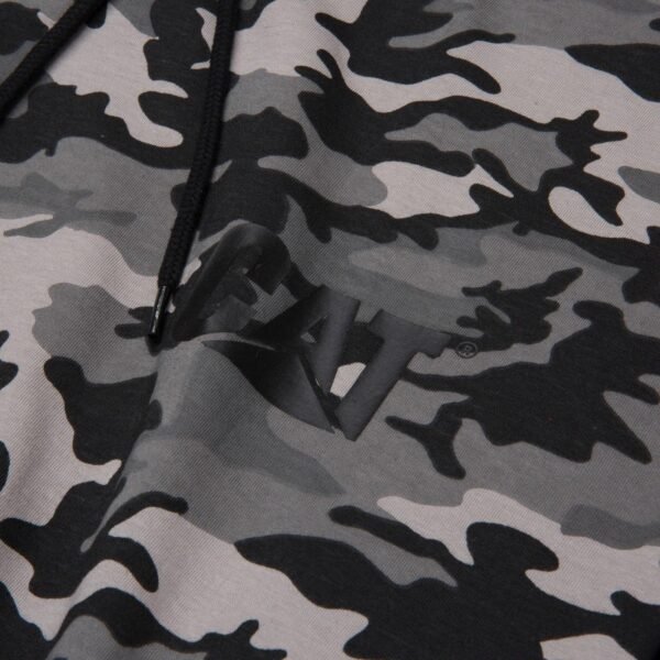 Camiseta de Manga Longa com Capuz Camuflada - Imagem 5