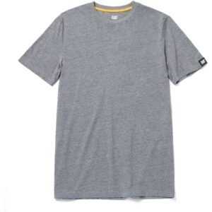 Camiseta Essentials de Manga Curta Cinza Escuro