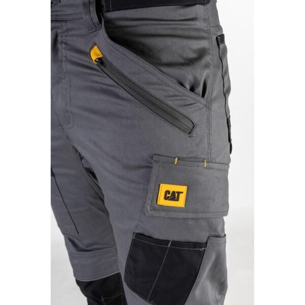 Calça com Bolsos Stretch Cinza - Imagem 7