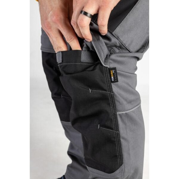 Calça com Bolsos Stretch Cinza - Imagem 9