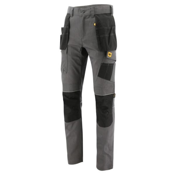 Calça com Bolsos Stretch Cinza - Imagem 10