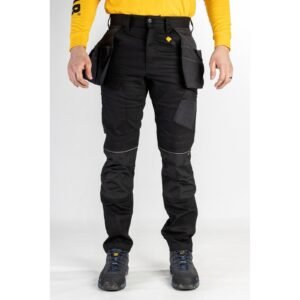 Calça com Bolsos Stretch Preta
