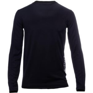 Camiseta de Manga Longa Coolmax Preta
