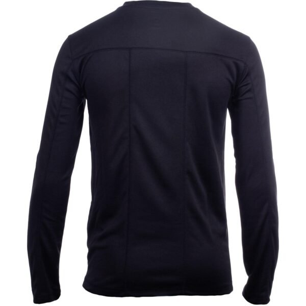 Camiseta de Manga Longa Coolmax Preta - Imagem 2