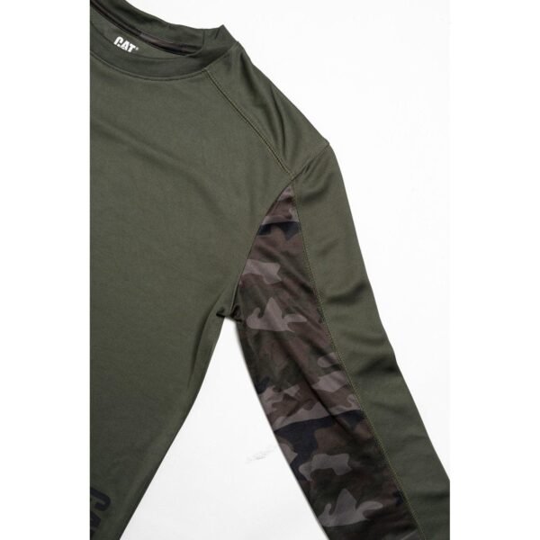 Camiseta de Manga Longa Coolmax Camuflada - Imagem 5