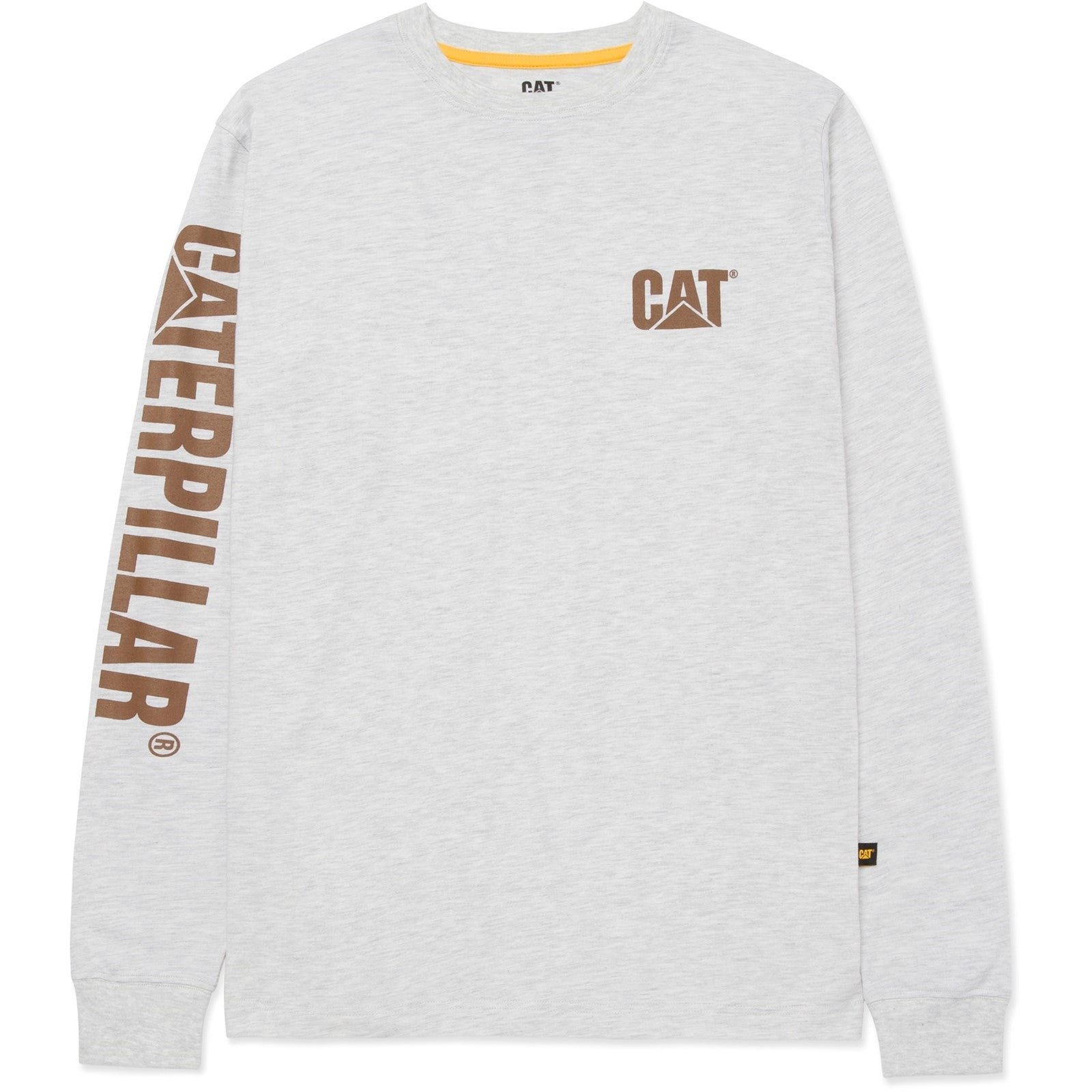 Camiseta de Manga Longa com Banner de Marca