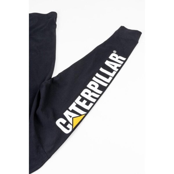 Camiseta de Manga Longa com Banner de Marca - Preta - Imagem 6